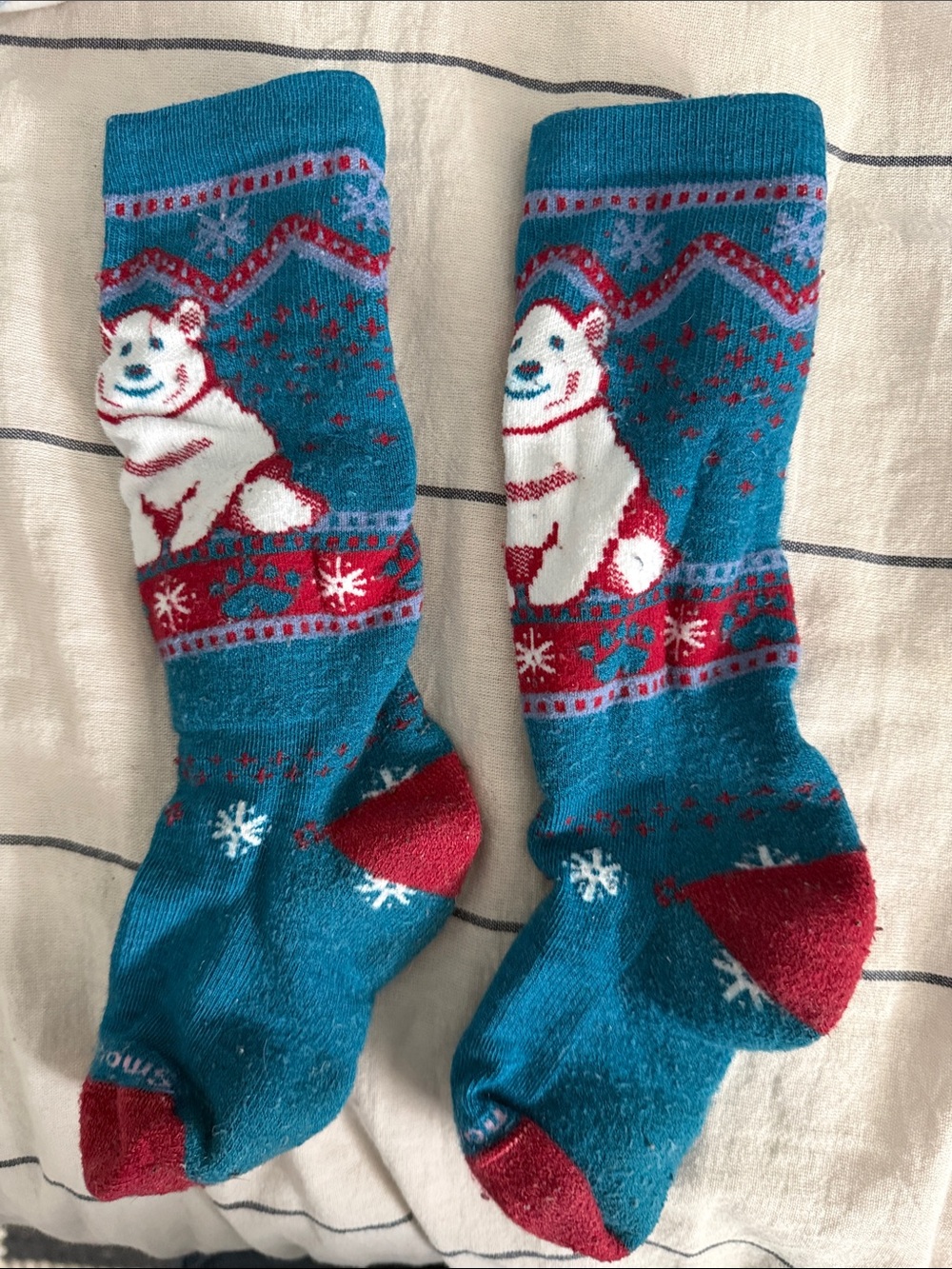Smartwool Girls Medium Merino Wool Calf Ski Socks.